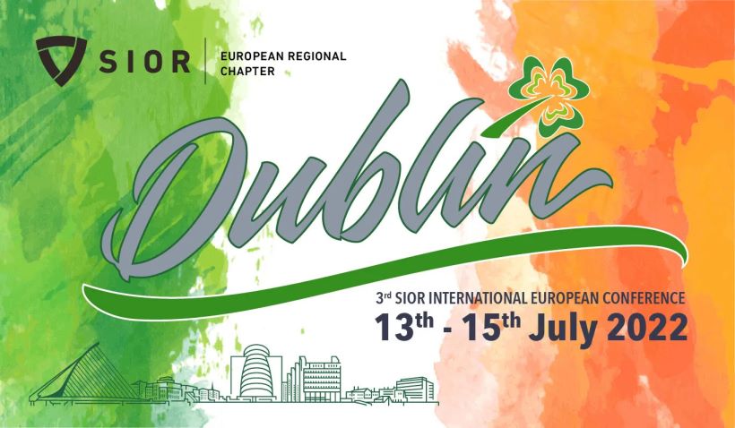 SIOR Dublin Conference July 13 to July 15